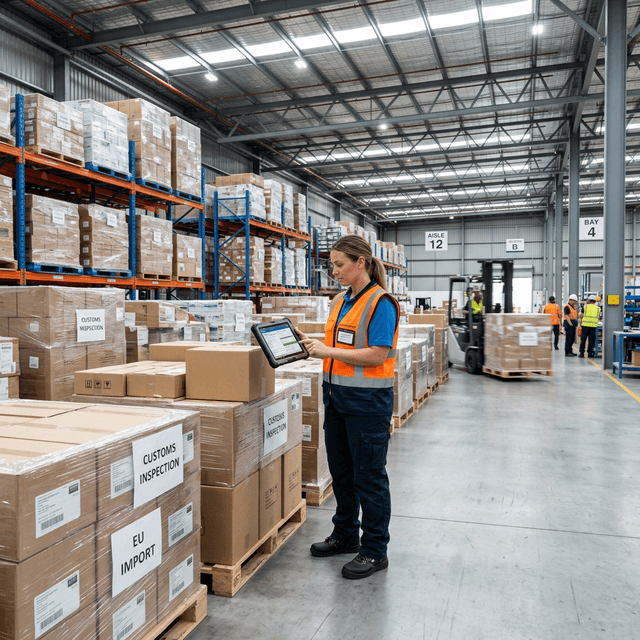 Customs inspection warehouse