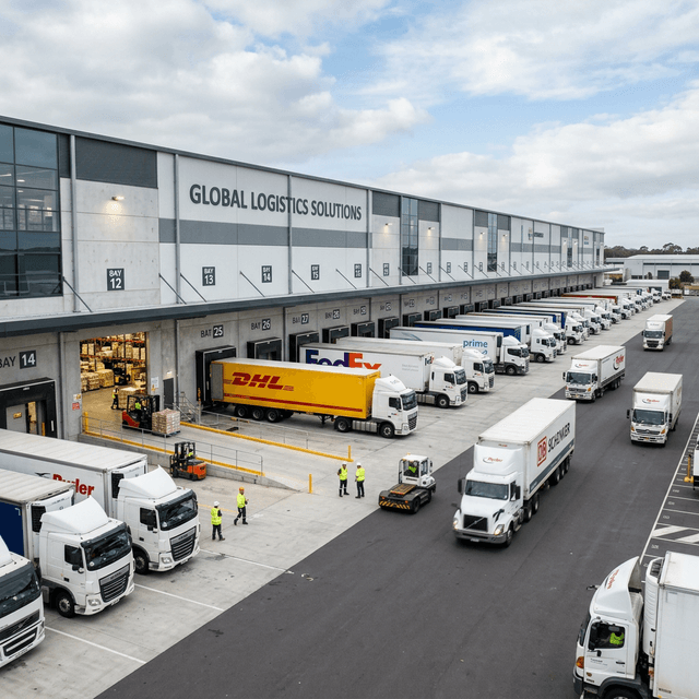 Distribution center docks