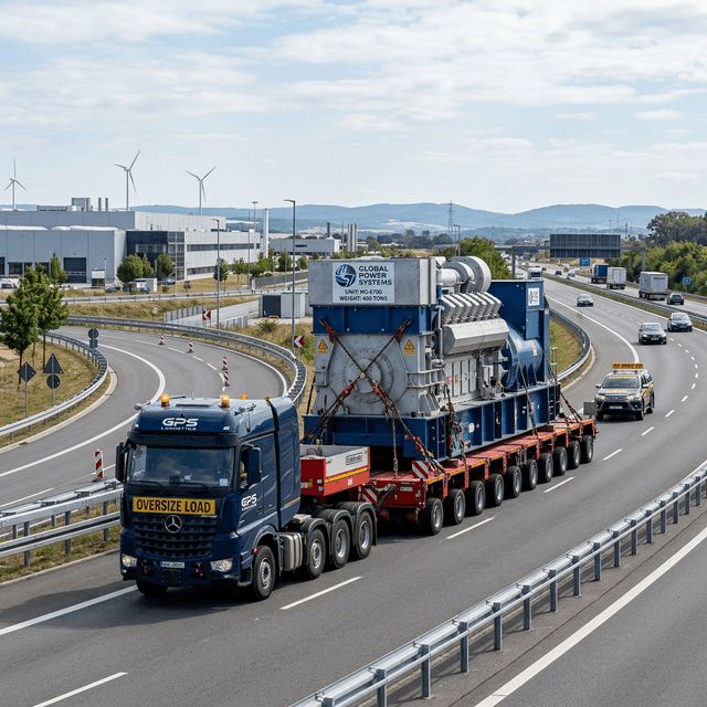 Oversized component transport